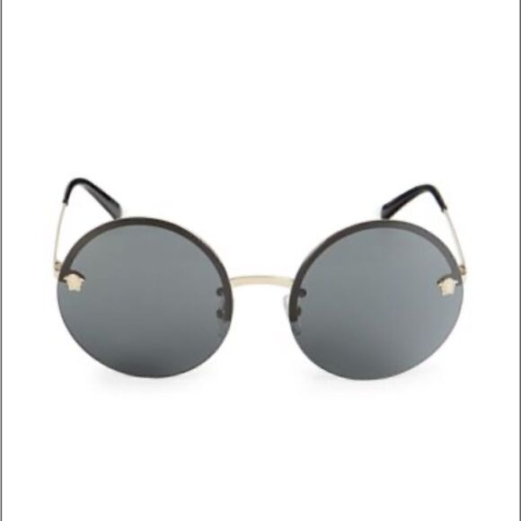 NWT Versace 2176 Unisex 59 mm Pale Gold Sunglasses main image 8